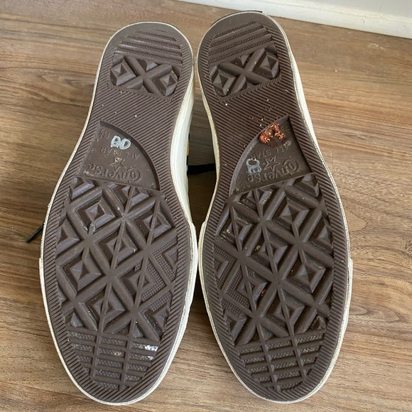 Converse Women's Chuck 70 Hi Velvet Egret/Black/Lime Twist-Size 6.5 - Picture 9 of 12